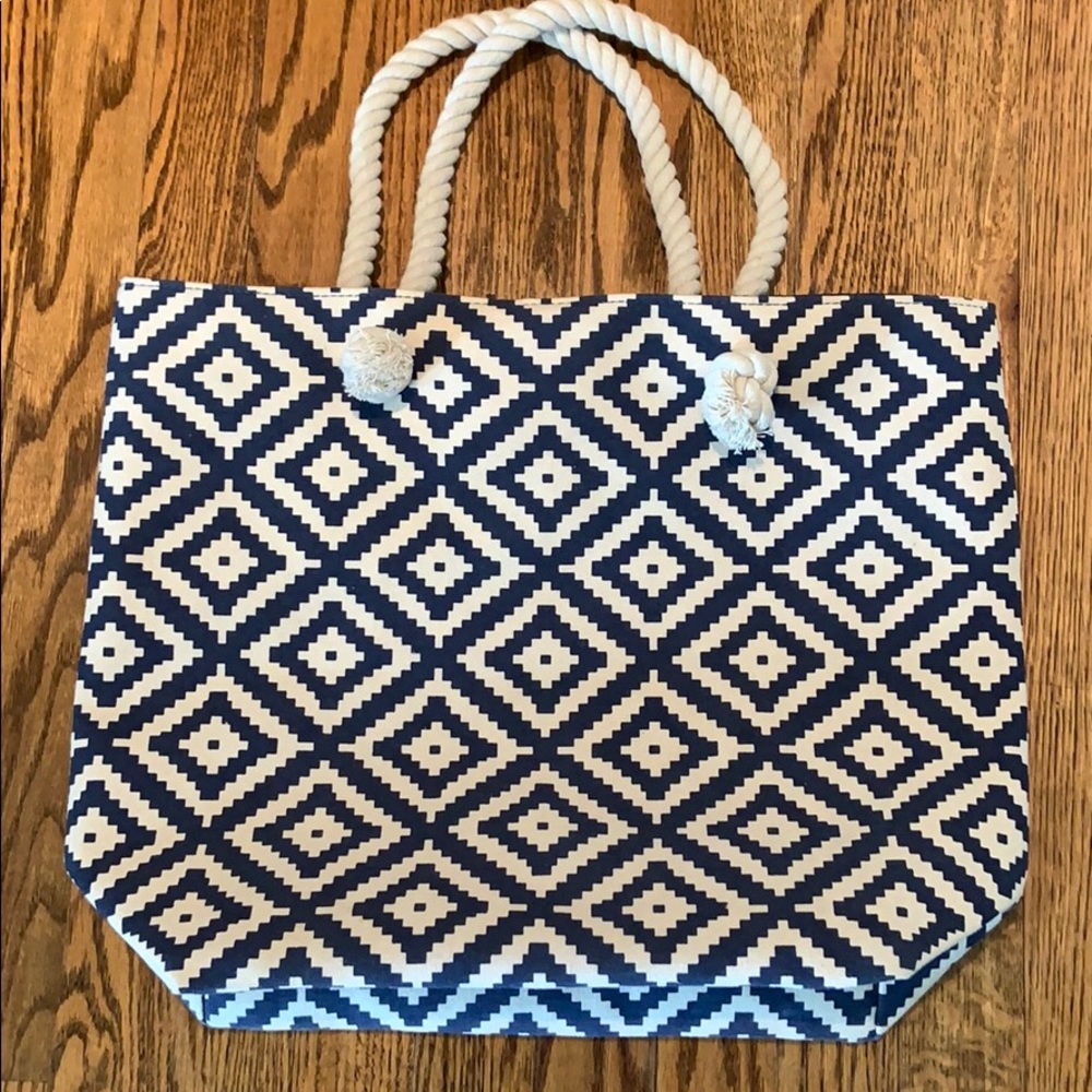 Summer & Rose canvas tote